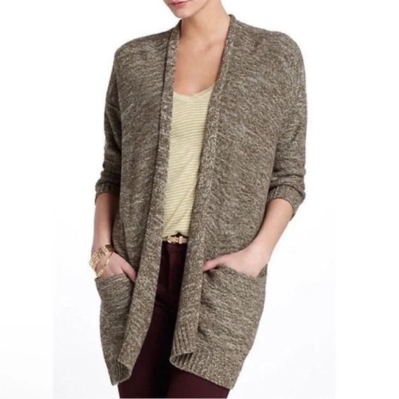 Anthropologie Sparrow Far From Whistler Open Front Cardigan Sweater Size Medium - Picture 1 of 9